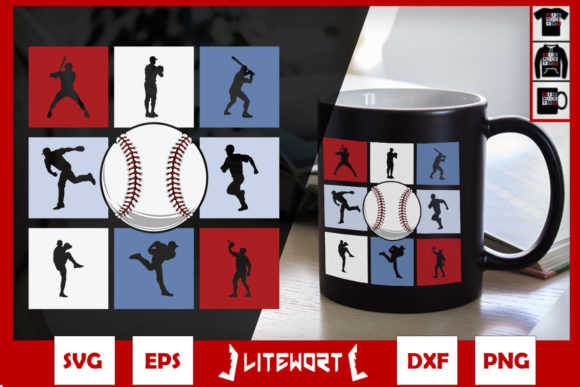 Baseball Retro Vintage Baseball Player Graphics and Crafts