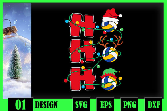 Christmas Lights Ho-Ho-Ho Volleyball: Graphics and Crafts for Holiday Marketing