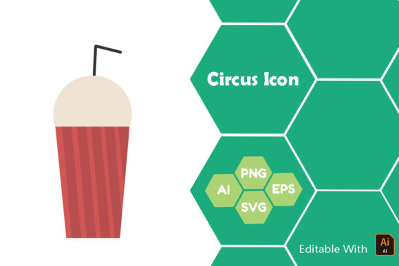 Circus Icon – Drinking Cup Graphics Freebies