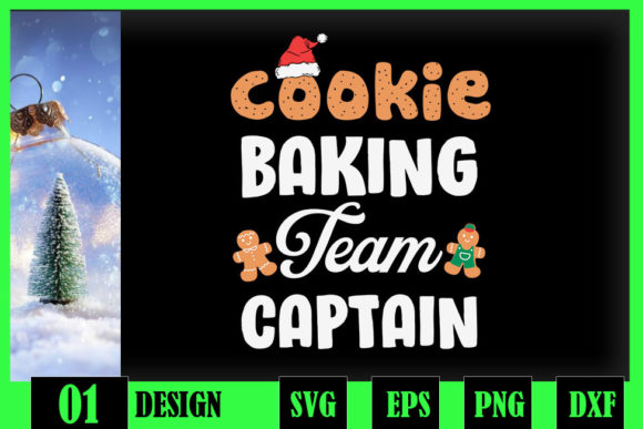 Cookie Baking Team Captain Gingerbread: Graphics & Crafts