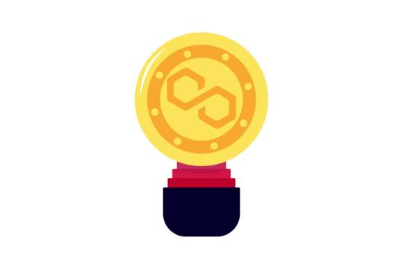 Cryptocurrency Concept Cup Ball Graphics and Illustrations