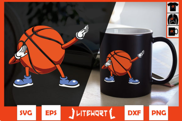 Dabbing Basketball Ball Dab Dance Graphics & Crafts