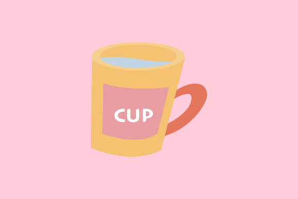 Furniture Vector Icon Cup: Graphics and Icons for Creative Design