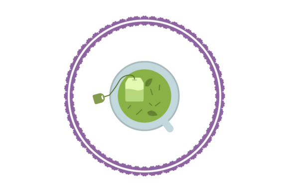Green Tea in a Cup: Graphics and Icons for Editorial Excellence