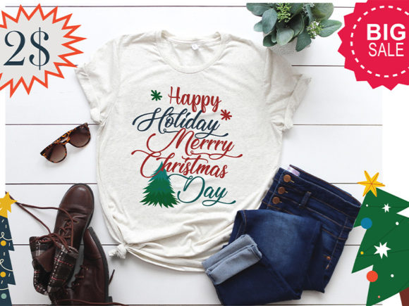Happy Holiday Merry Christmas Graphics