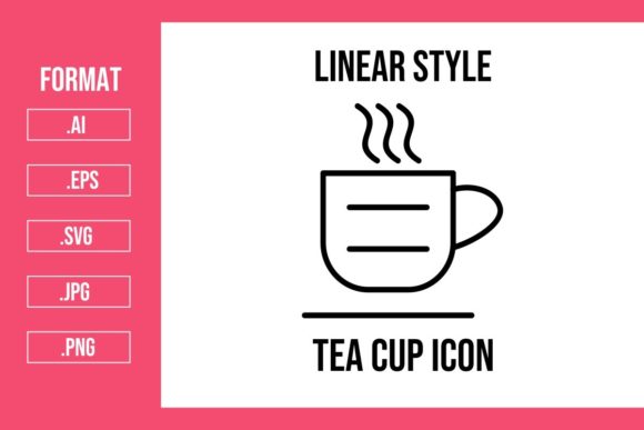 Tea Cup Icons for Graphics and Icons