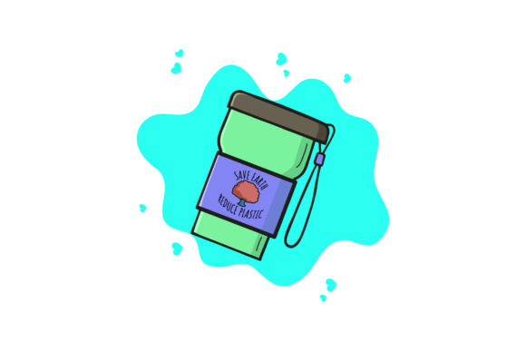 Tumbler Mug Cloud Bubble Graphics and Icons
